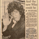 A Daily Star report discussing Baker’s comments about a female Doctor in 1981. Via Twitter
